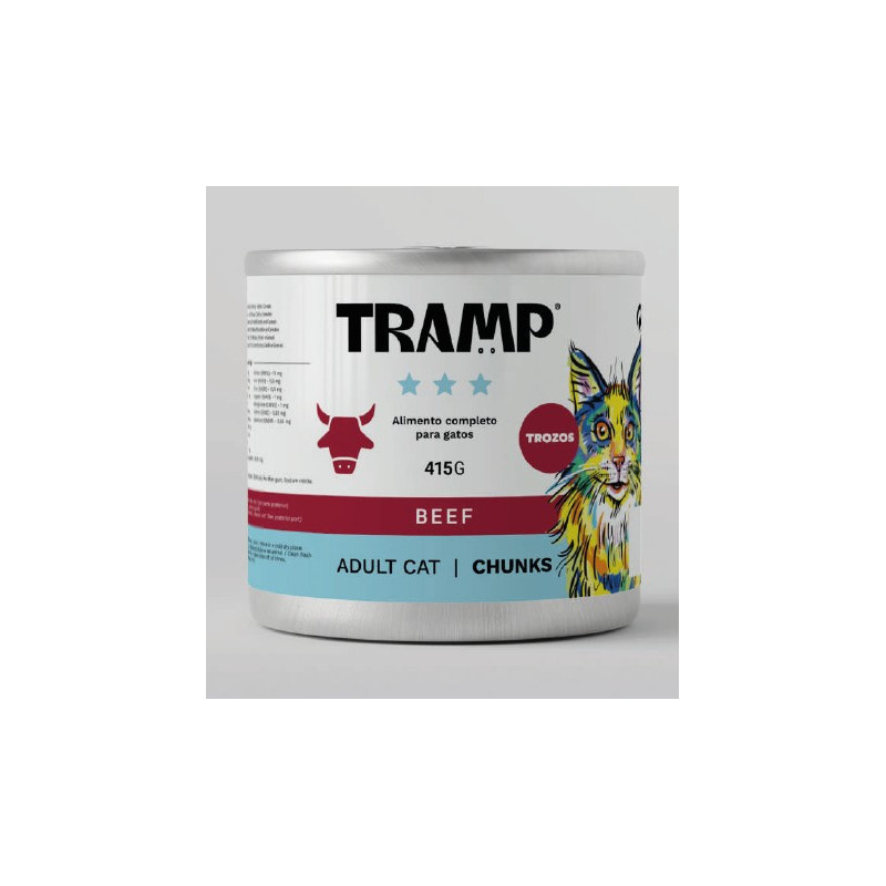 Tramp 3* Cat Chunks Beef 415 g