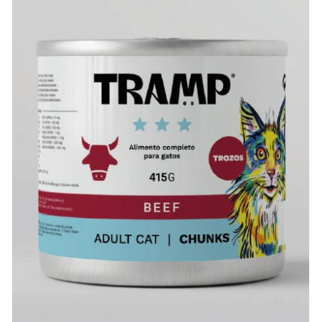 Tramp 3* Cat Chunks Beef 415 g
