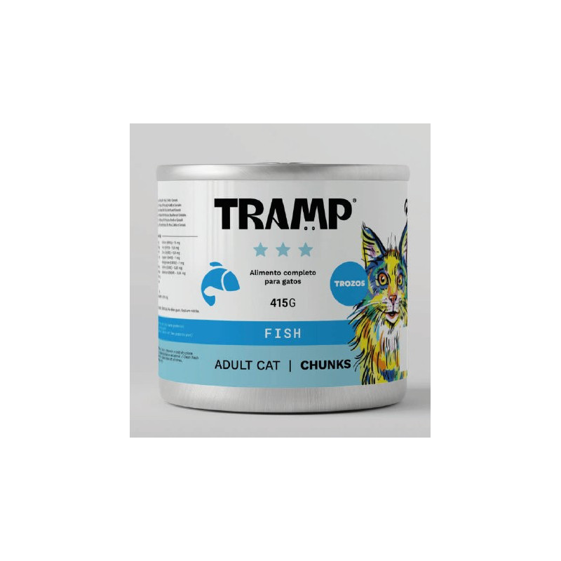 Tramp 3* Cat Chunks With Fish 415 g