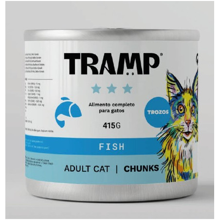 Tramp 3* Cat Chunks With Fish 415 g