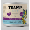 Tramp 3* Cat Pate Rich in Turkey with Liver 415 g