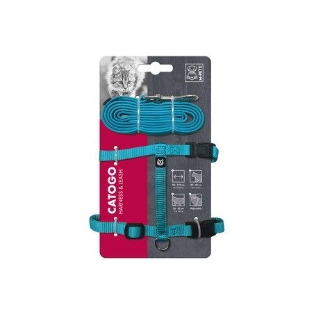 CATOGO CAT - Set Arnés+correa gato - (Azul)