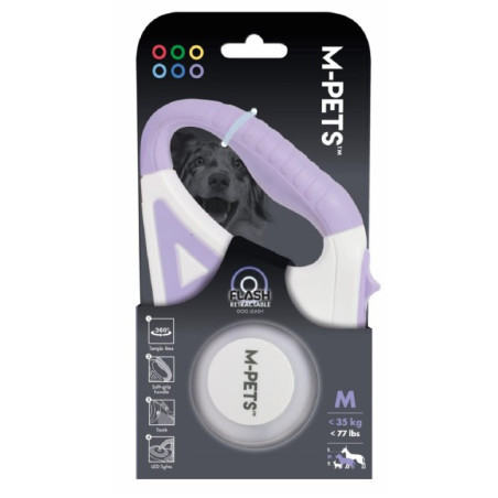FLASH Correa Retractil Violeta 5 m